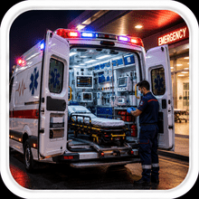 ICU Ambulance services in Modasa