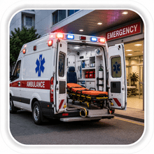Basic Ambulance services in Modasa